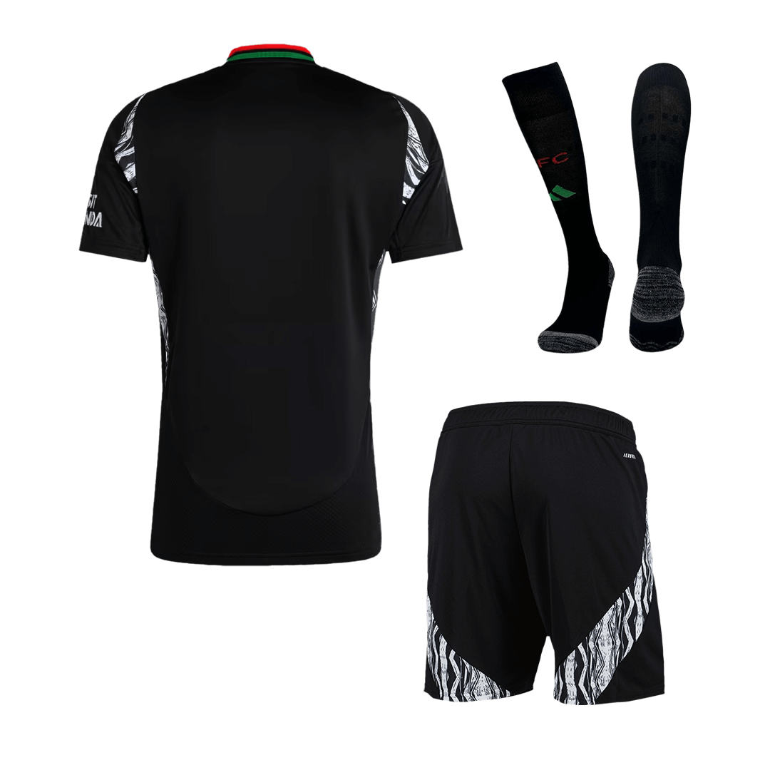 Arsenal Away Football Shirt Kit(Shirt+Shorts+Socks) 2024/25