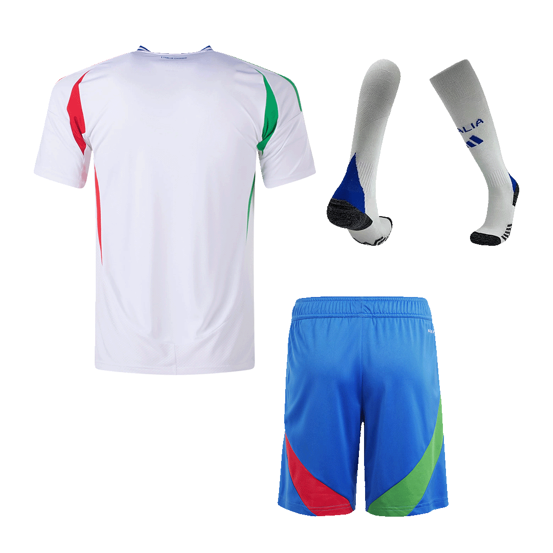 Italy Away Football Shirt Kit(Jersey+Shorts+Socks) Euro 2024