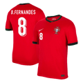 B.FERNANDES #8 Portugal Home Football Shirt Euro 2024