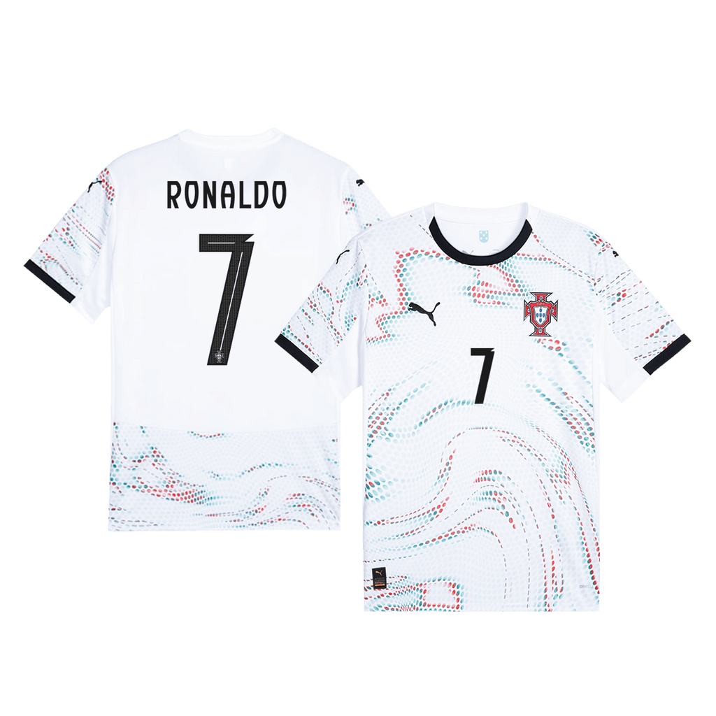 RONALDO #7 Portugal Away Football Shirt 2025