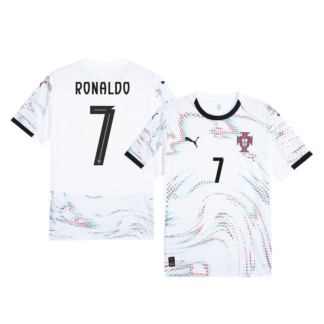 RONALDO #7 Portugal Away Football Shirt 2025