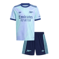 Kid's Arsenal Third Away Football Shirt Kit(Shirt+Shorts) 2024/25