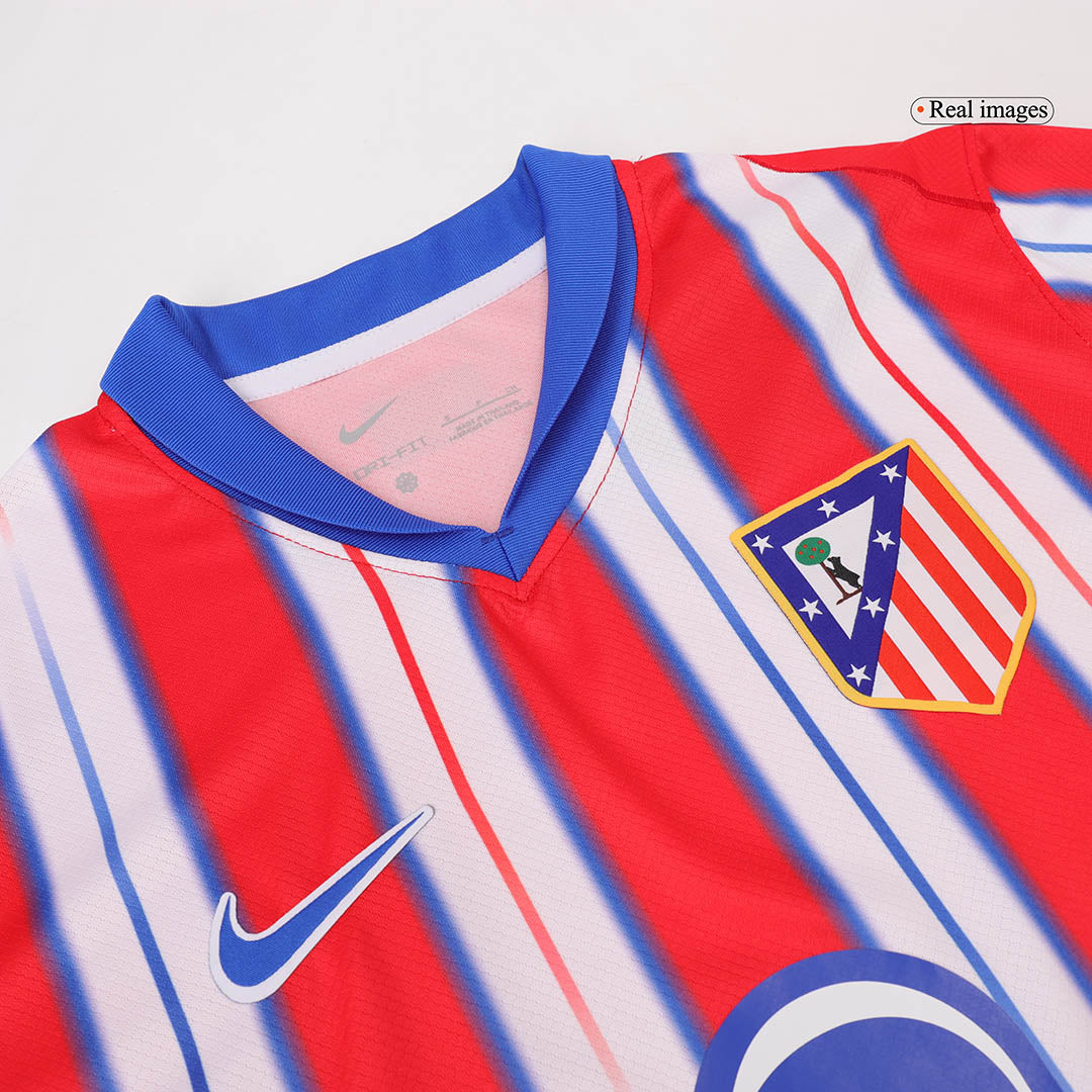 J.ALVAREZ #19 Atletico Madrid Home Football Shirt 2024/25