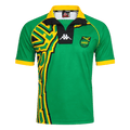 Men Retro Fan Version Jamaica Away Soccer Jersey 1998 Green