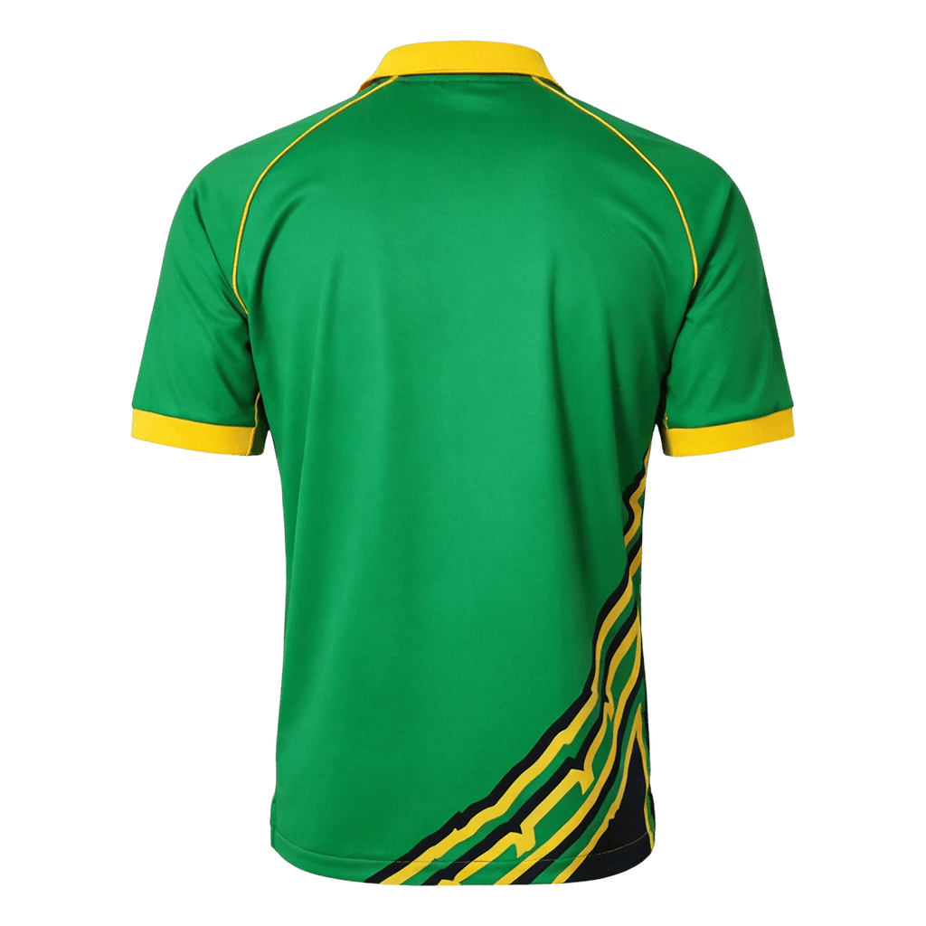 Men Retro Fan Version Jamaica Away Soccer Jersey 1998 Green