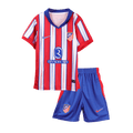 Kid's Atletico Madrid Home Football Shirt Kit(Jersey+Shorts) 2024/25