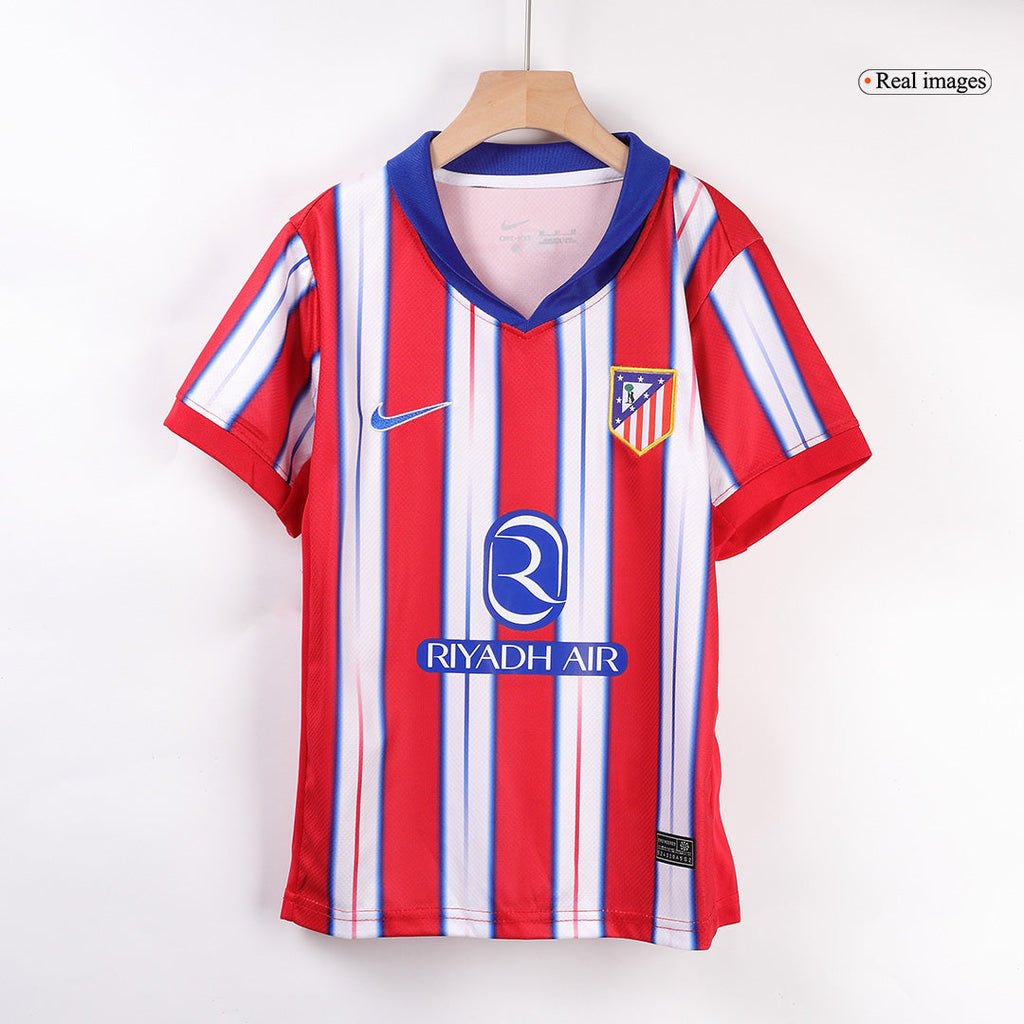 Kid's Atletico Madrid Home Football Shirt Kit(Jersey+Shorts) 2024/25