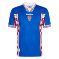 Retro Croatia Away Soccer Jersey World Cup1998 Blue