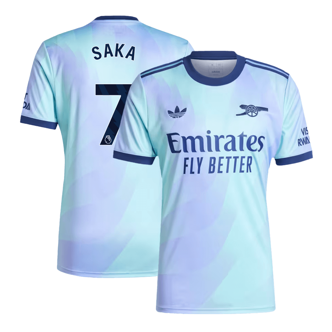 SAKA #7 Arsenal Third Away Football Shirt