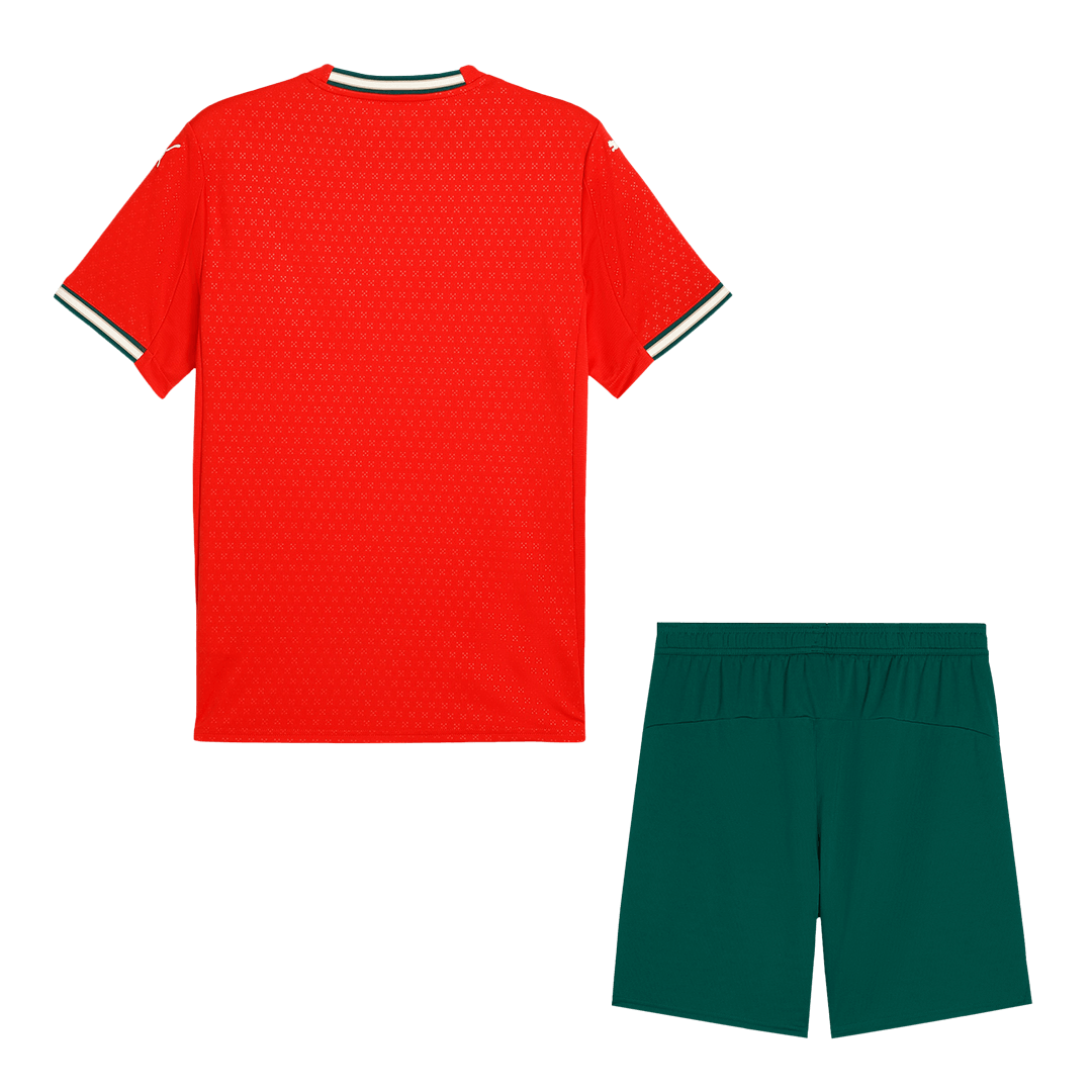 Portugal Home Football Shirt Kit(Jersey+Shorts) 2025