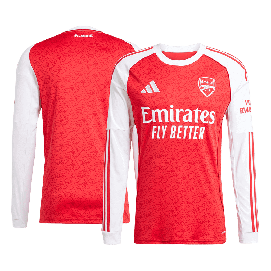 Arsenal Home Long Sleeve Football Shirt 2025/26 Red