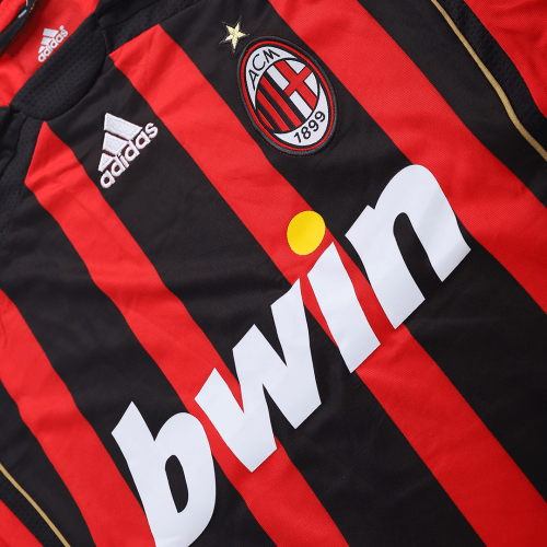 Retro 2006/07 AC Milan Home Long Sleeve Football Shirt