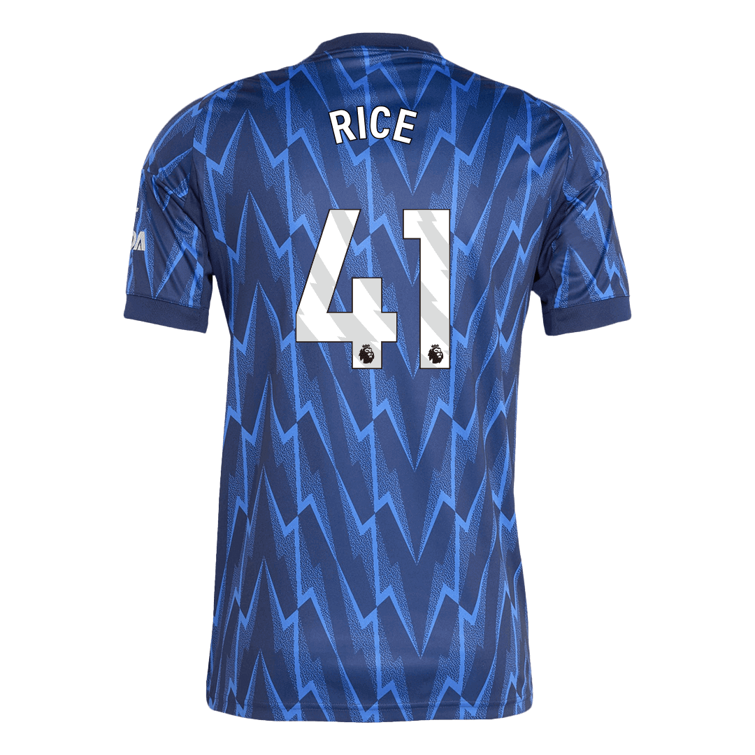 RICE #41 Arsenal Away Football Shirt 2025/26 Blue