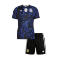 Kid's Argentina Away Soccer Jersey Kit(Jersey+Shorts) 2026