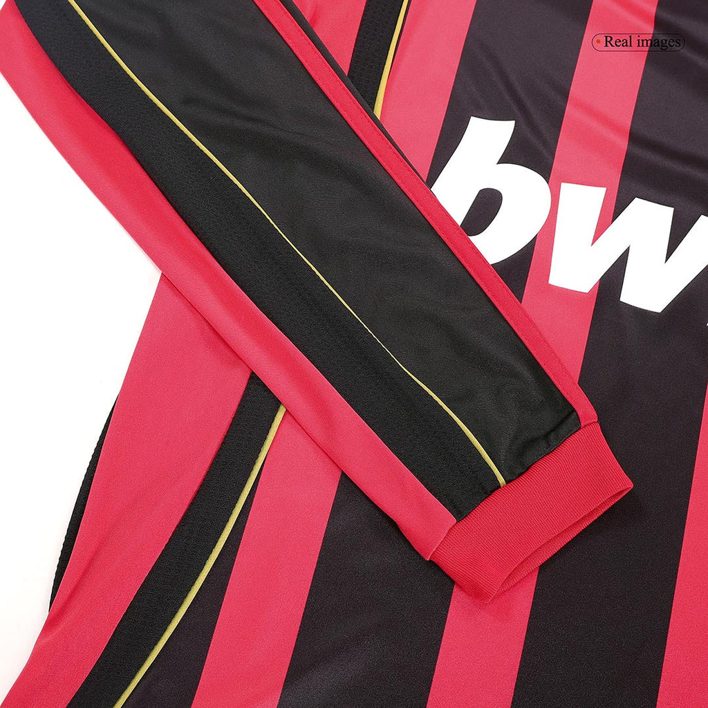 Retro 2006/07 AC Milan Home Long Sleeve Football Shirt