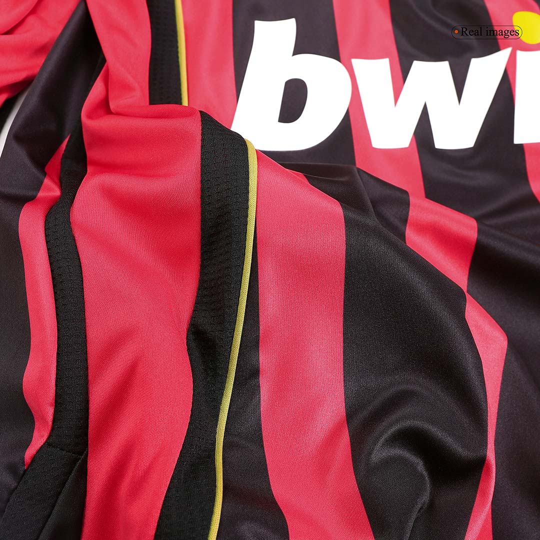 Retro 2006/07 AC Milan Home Long Sleeve Football Shirt