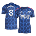 ØDEGAARD #8 Arsenal Away Football Shirt 2025/26 Blue