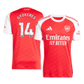 GYÖKERES #14 Arsenal Home Football Shirt 2025/26 Red