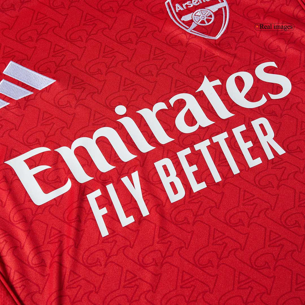 GYÖKERES #14 Arsenal Home Football Shirt 2025/26 Red