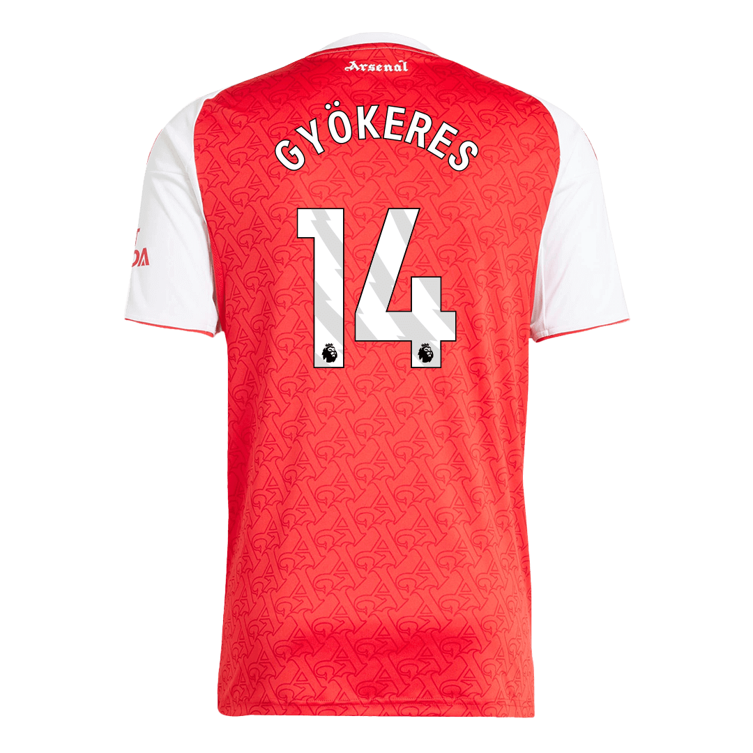 GYÖKERES #14 Arsenal Home Football Shirt 2025/26 Red