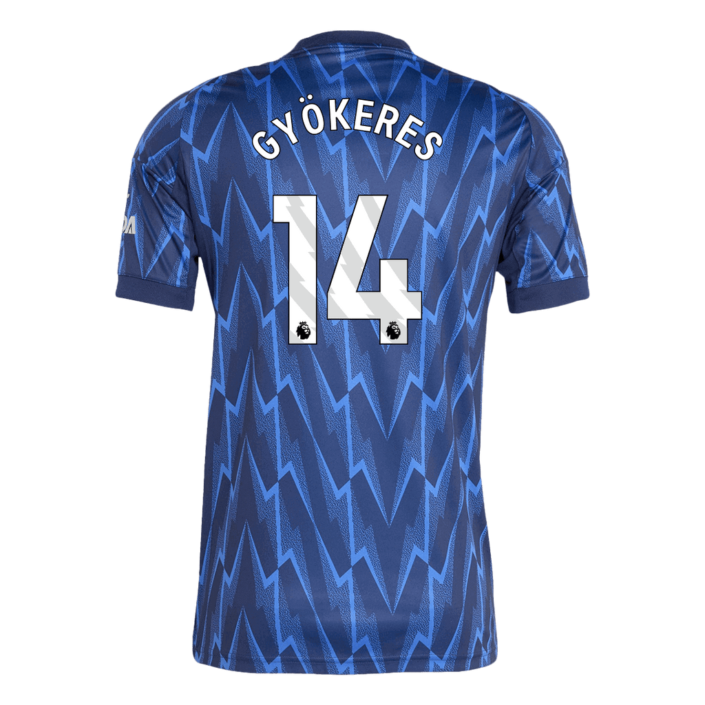 GYÖKERES #14 Arsenal Away Football Shirt 2025/26 Blue