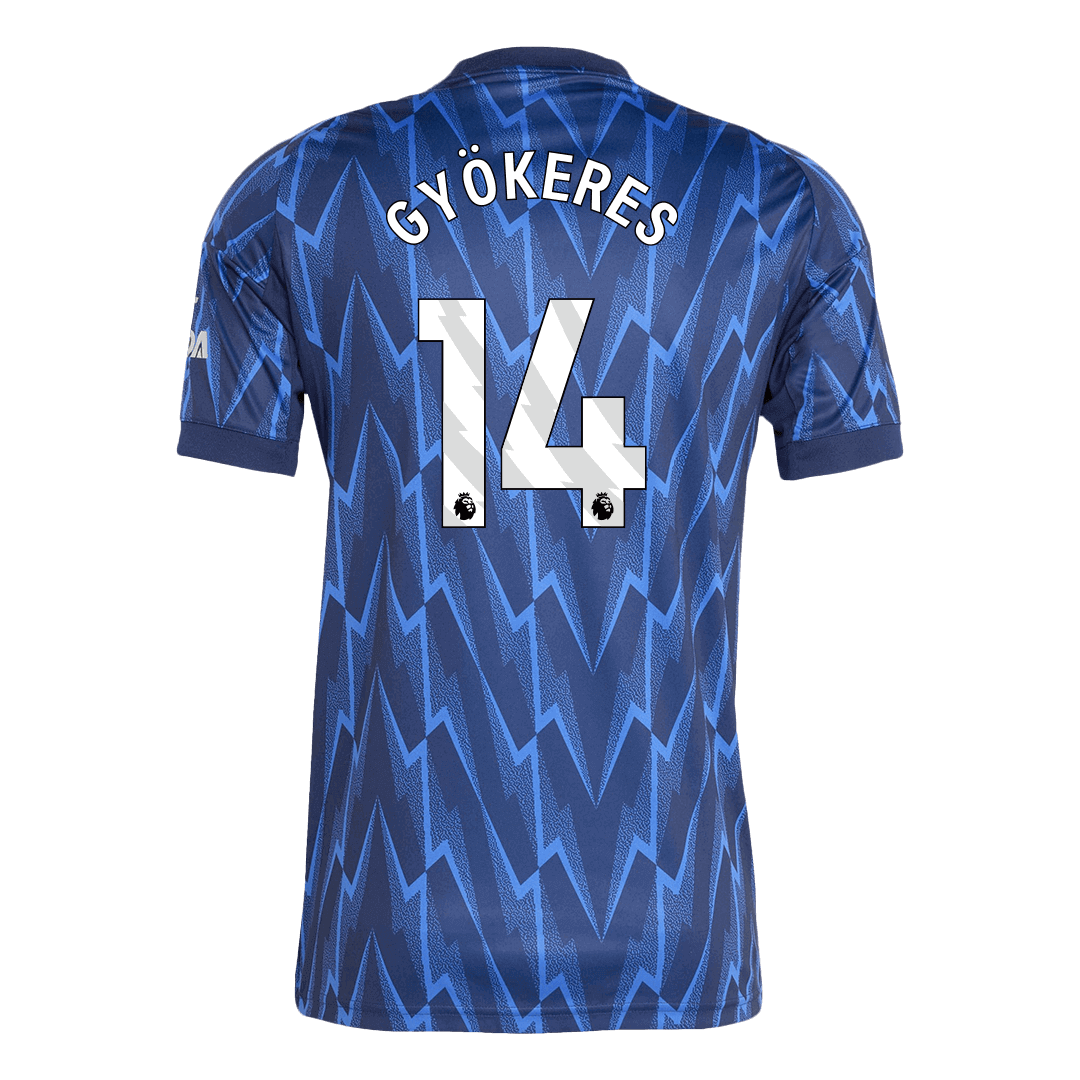GYÖKERES #14 Arsenal Away Football Shirt 2025/26 Blue