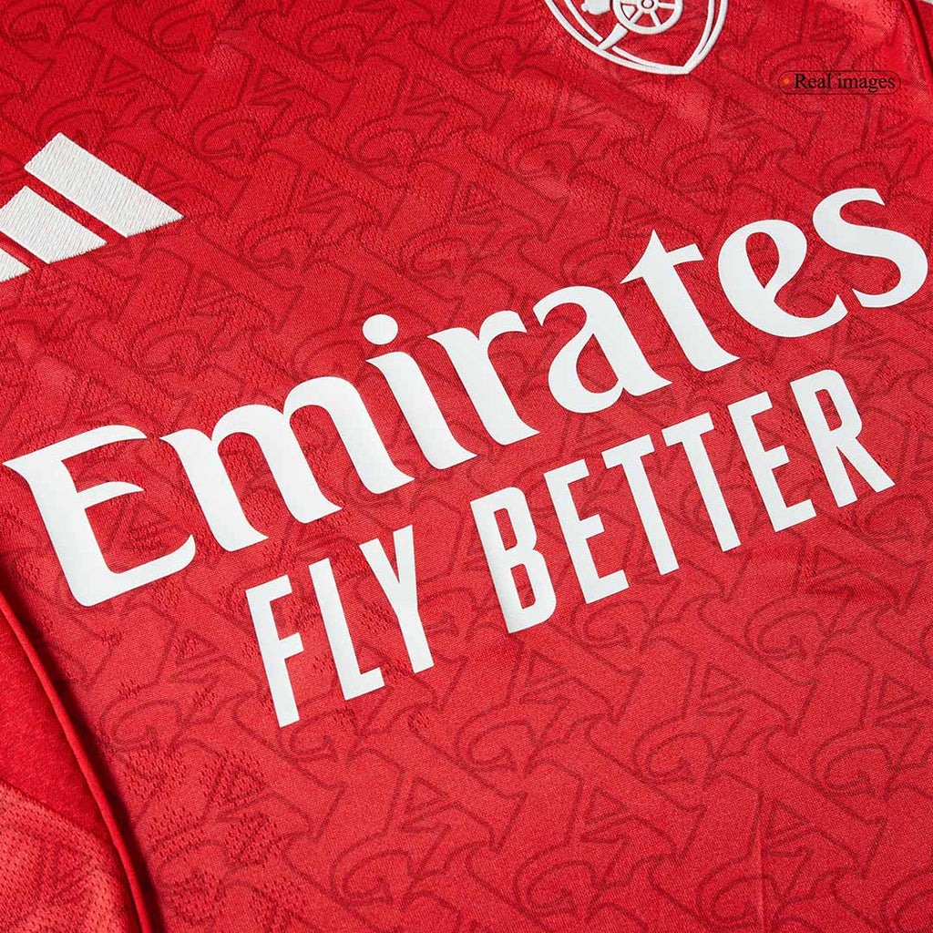 Player Version GYÖKERES #14 Arsenal Home Football Shirt 2025/26 Red
