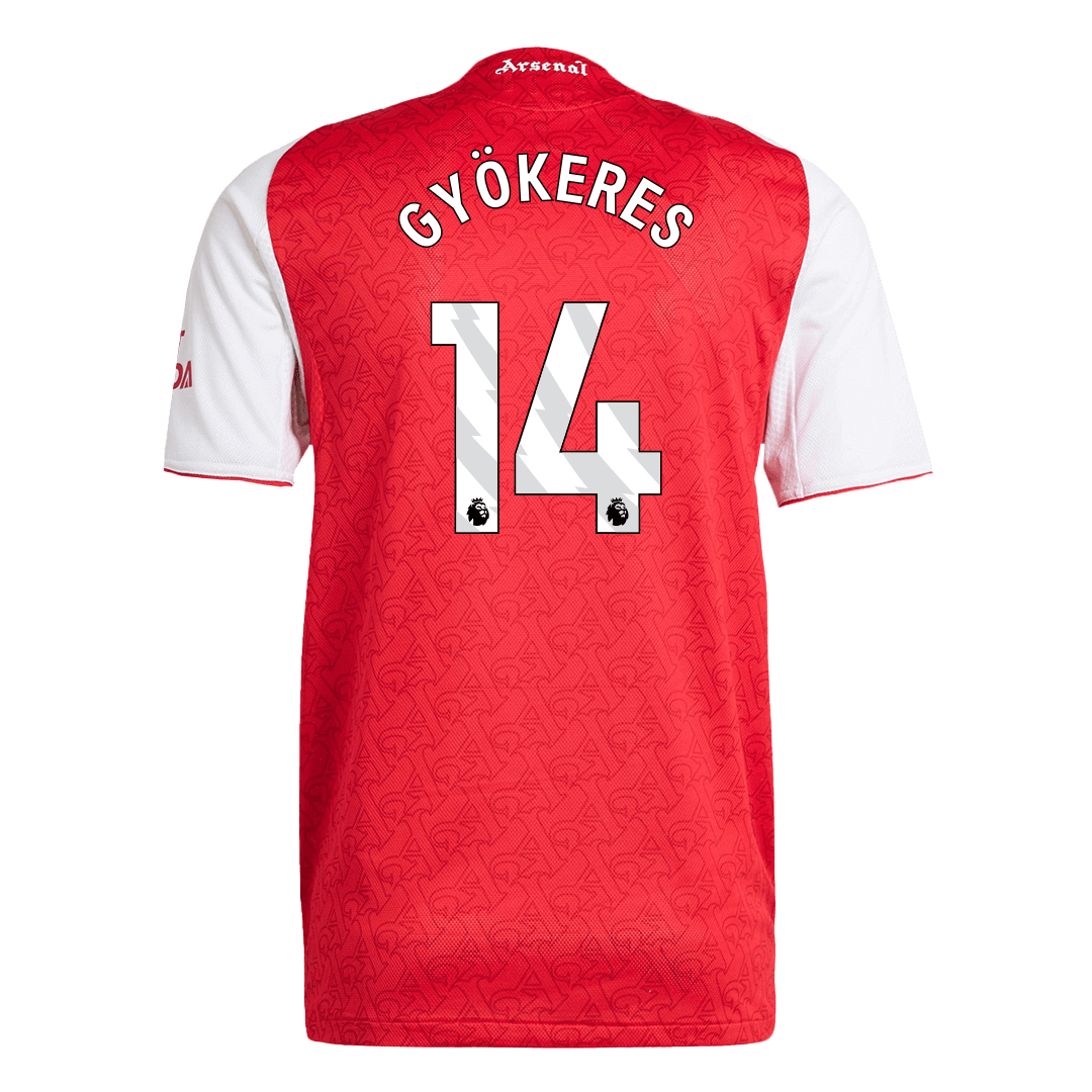 Player Version GYÖKERES #14 Arsenal Home Football Shirt 2025/26 Red