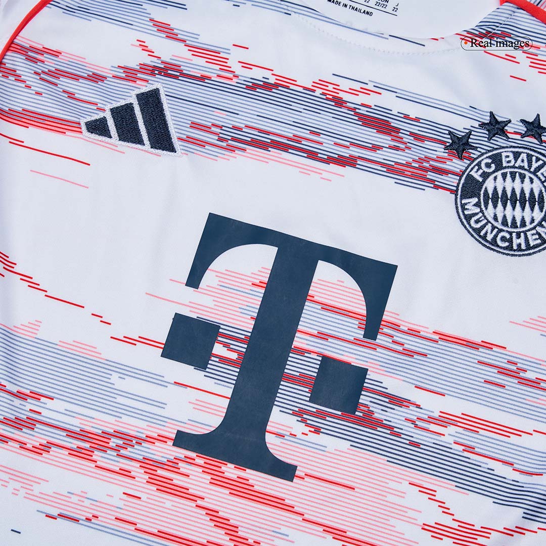 Kid's Bayern Munich Away Football Shirt Kit(Jersey+Shorts+Socks) 2025/26 White