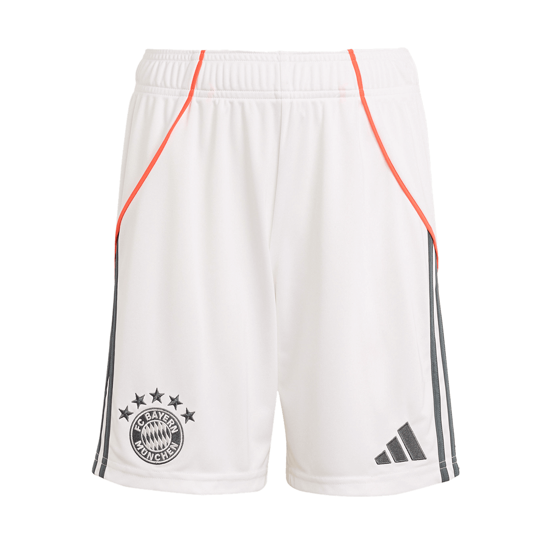 Bayern Munich Away Football Shirt Kit(Jersey+Shorts+Socks) 2025/26 White