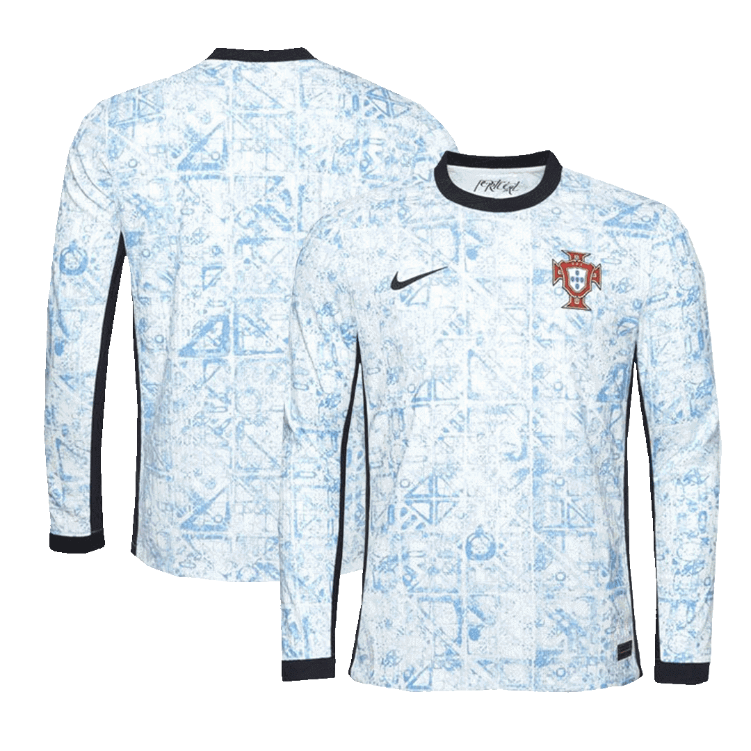 Player Version Portugal Away Long Sleeve Football Shirt Euro 2024