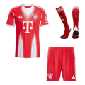Bayern Munich Home Football Shirt Kit(Jersey+Shorts+Socks) 2025/26 Red