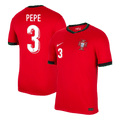 PEPE #3 Portugal Home Football Shirt Euro 2024