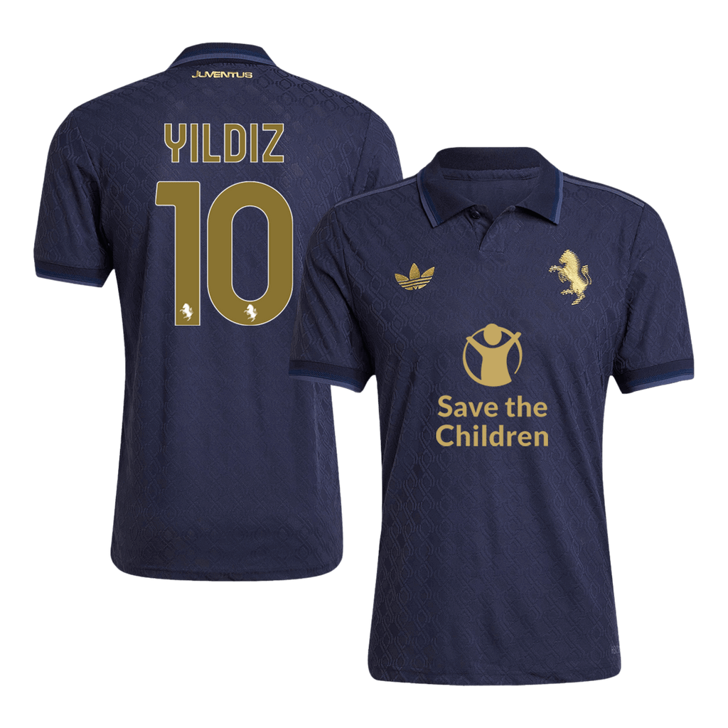 Player Version YILDIZ #10 Juventus Third Away Football Shirt 2024/25 - Save The Children Sponsor