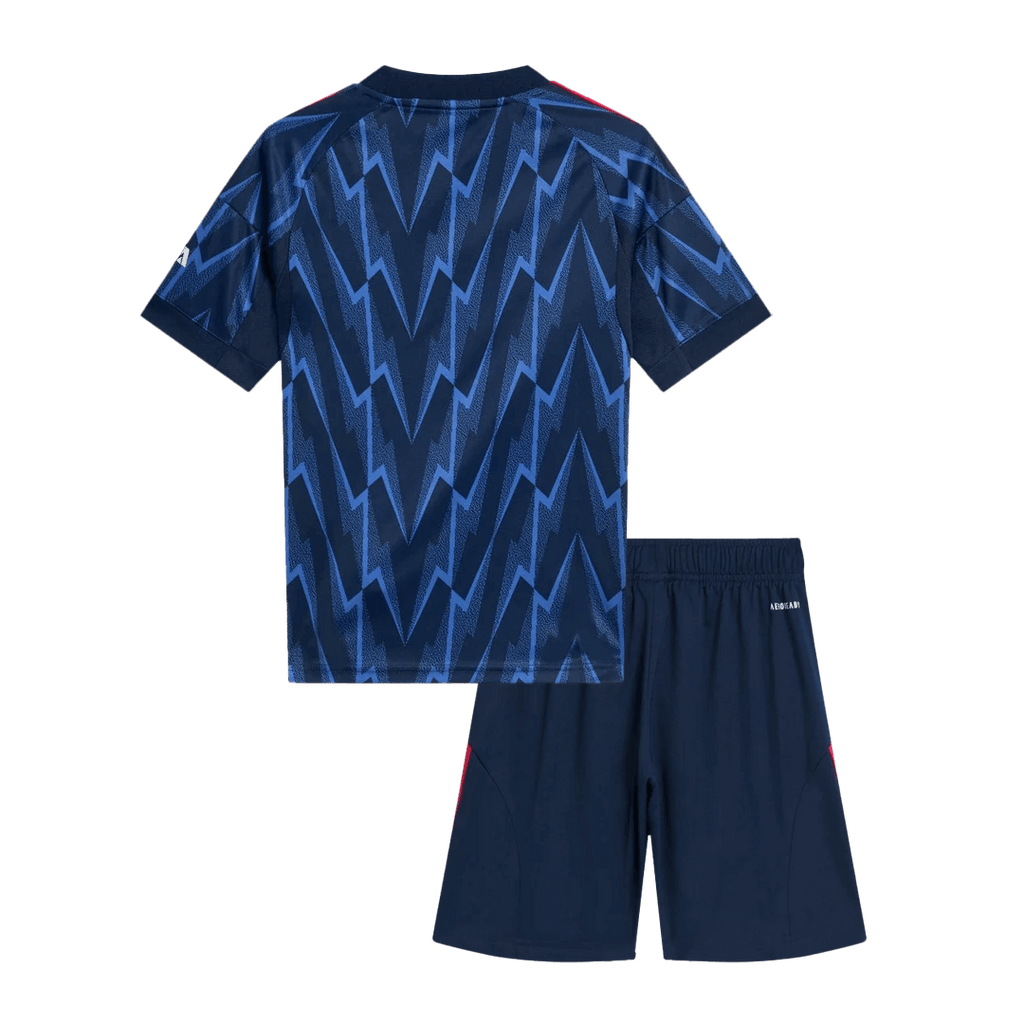 Kid's Arsenal Away Football Shirt Kit(Jersey+Shorts) 2025/26 Blue