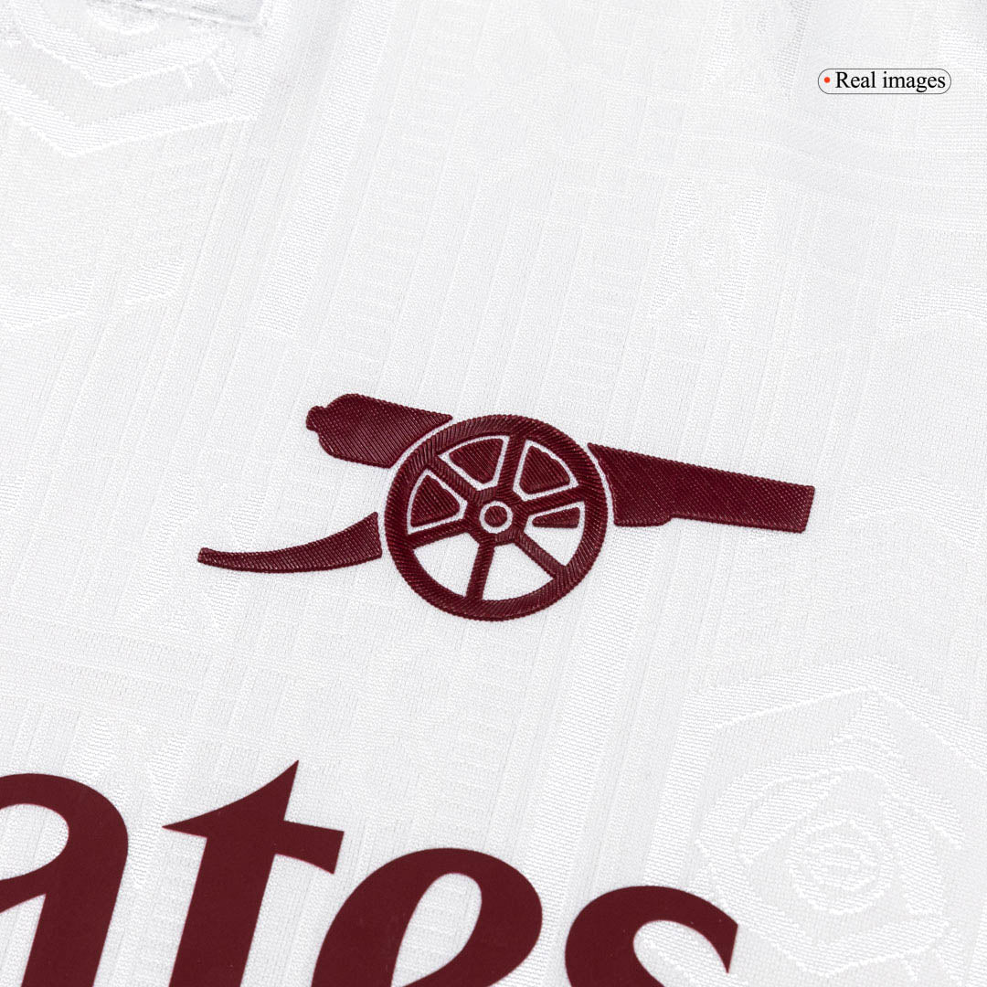 Player Version Arsenal Third Away Football Shirt 2025/26 White