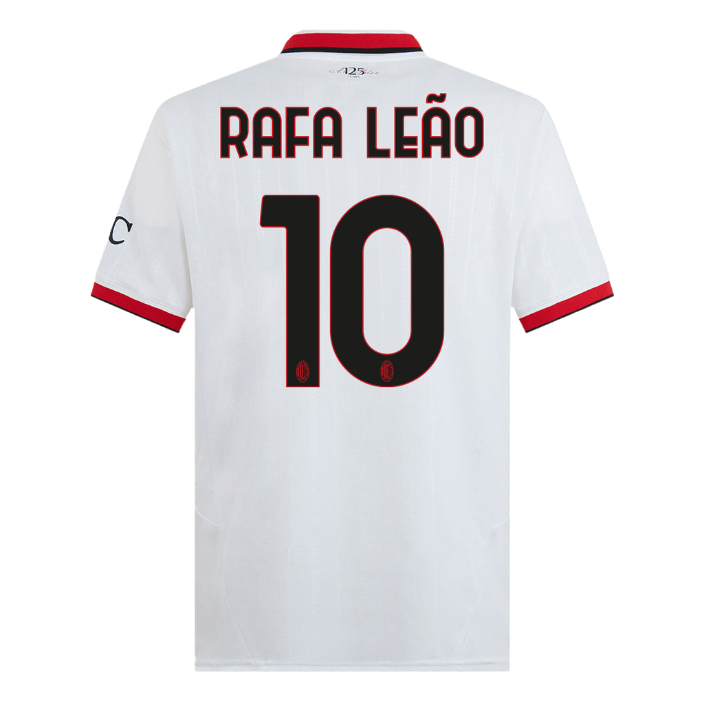 RAFA LEÃO #10 AC Milan Away Football Shirt