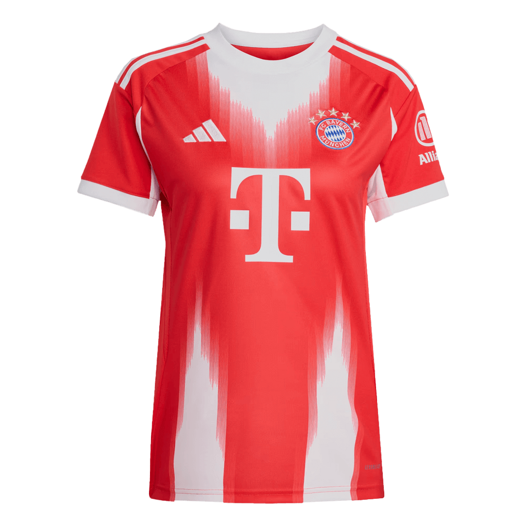 Women's Bayern Munich Home Football Shirt 2025/26 Red