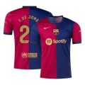 F.DE JONG #21 Barcelona Home Football Shirt 2024/25