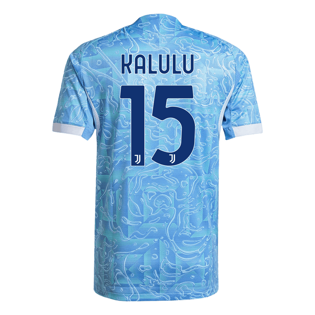 Player Version KALULU #15 Juventus Away Football Shirt 2025/26