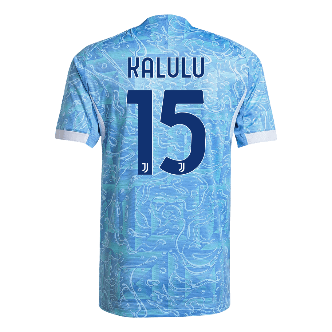 Player Version KALULU #15 Juventus Away Football Shirt 2025/26