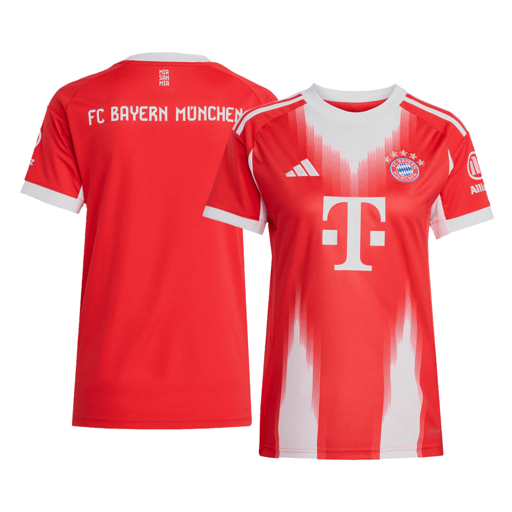 Women's Bayern Munich Home Football Shirt 2025/26 Red