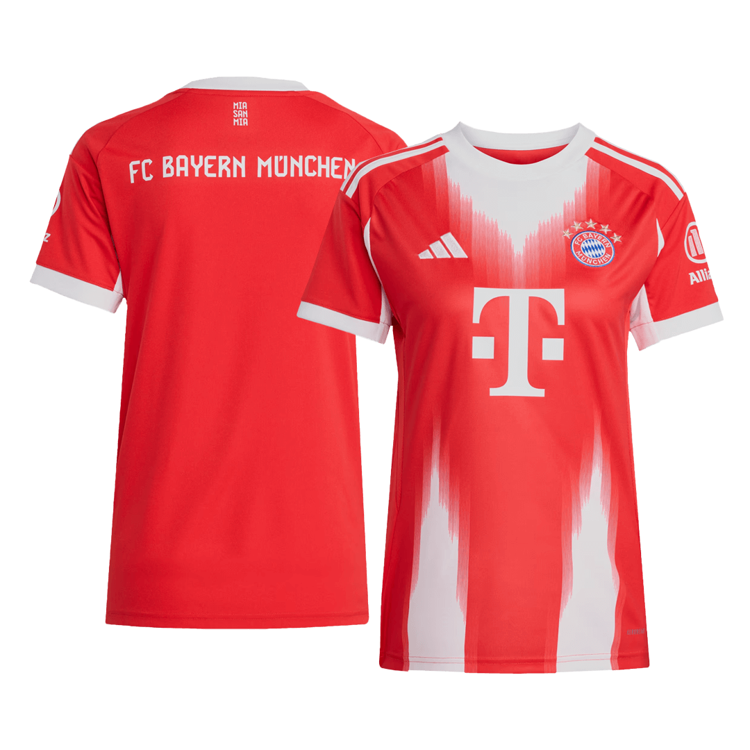 Women's Bayern Munich Home Football Shirt 2025/26 Red