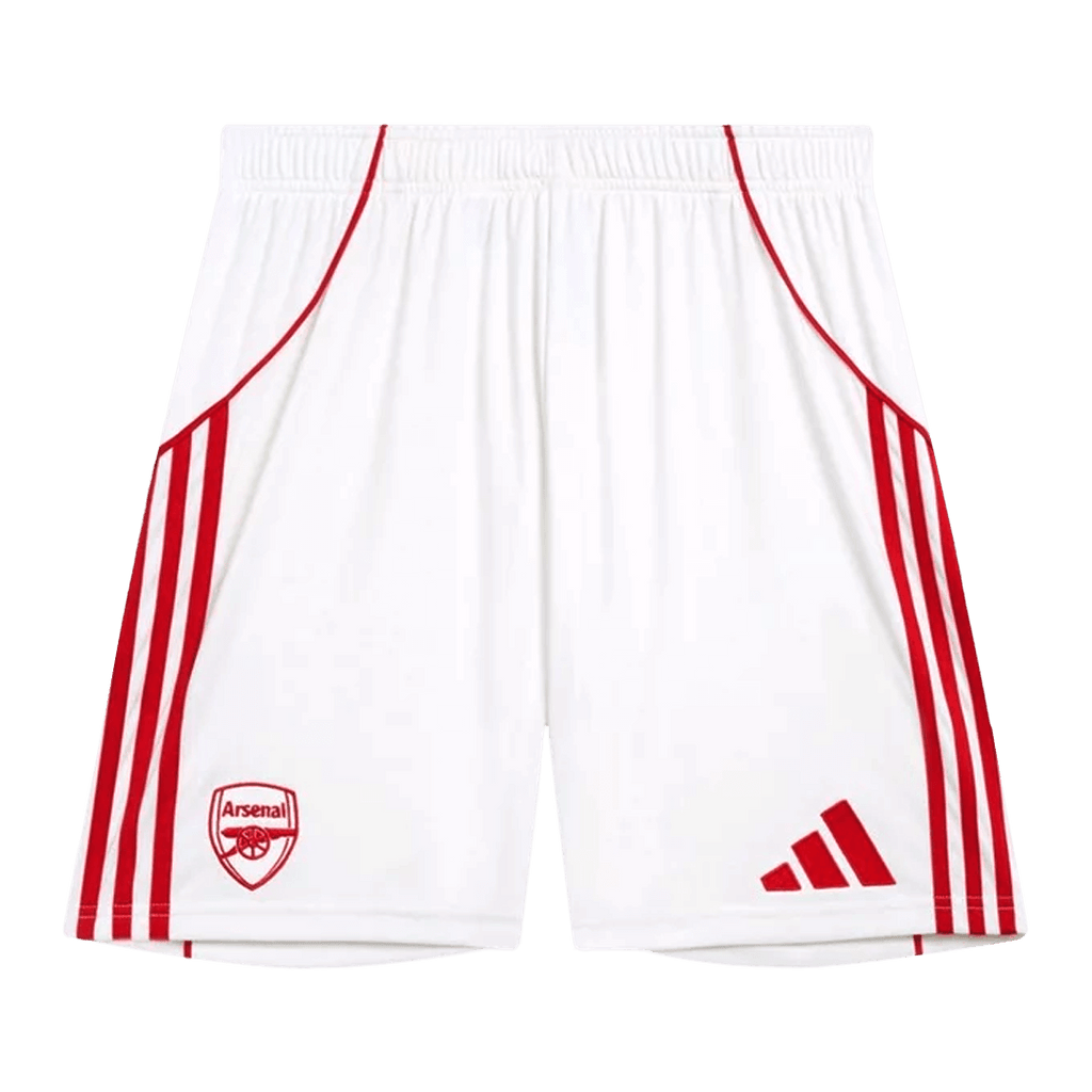 Arsenal Home Football Shorts 25/26 White