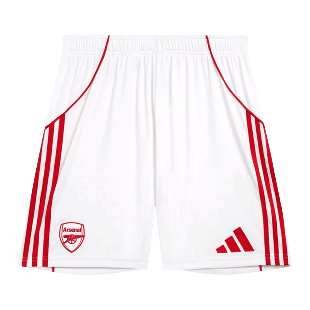 Arsenal Home Football Shorts 25/26 White