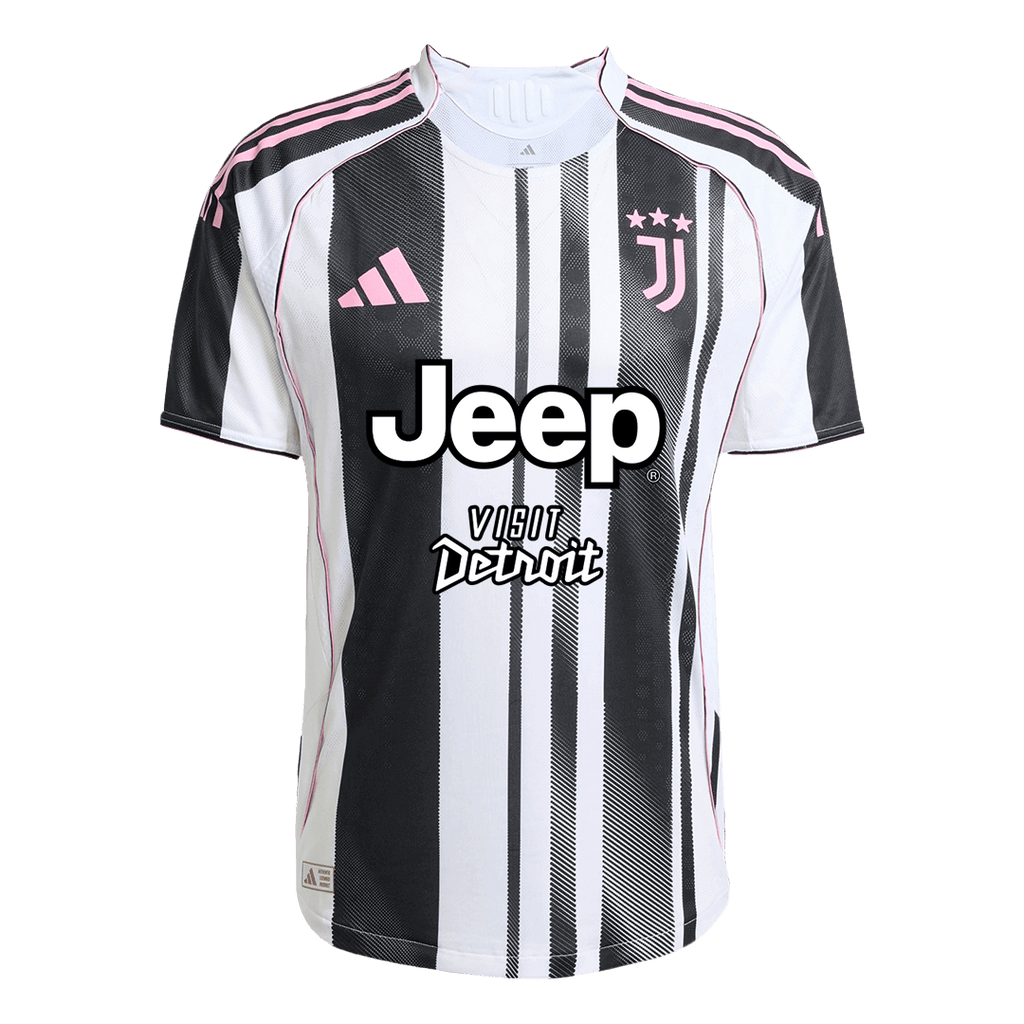 Player Version Juventus Home Football Shirt 2025/26 Black&White