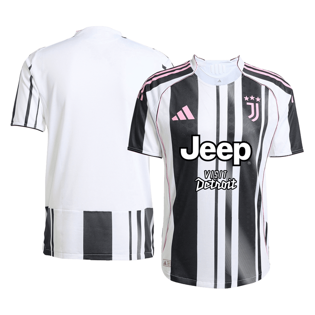 Player Version Juventus Home Football Shirt 2025/26 Black&White