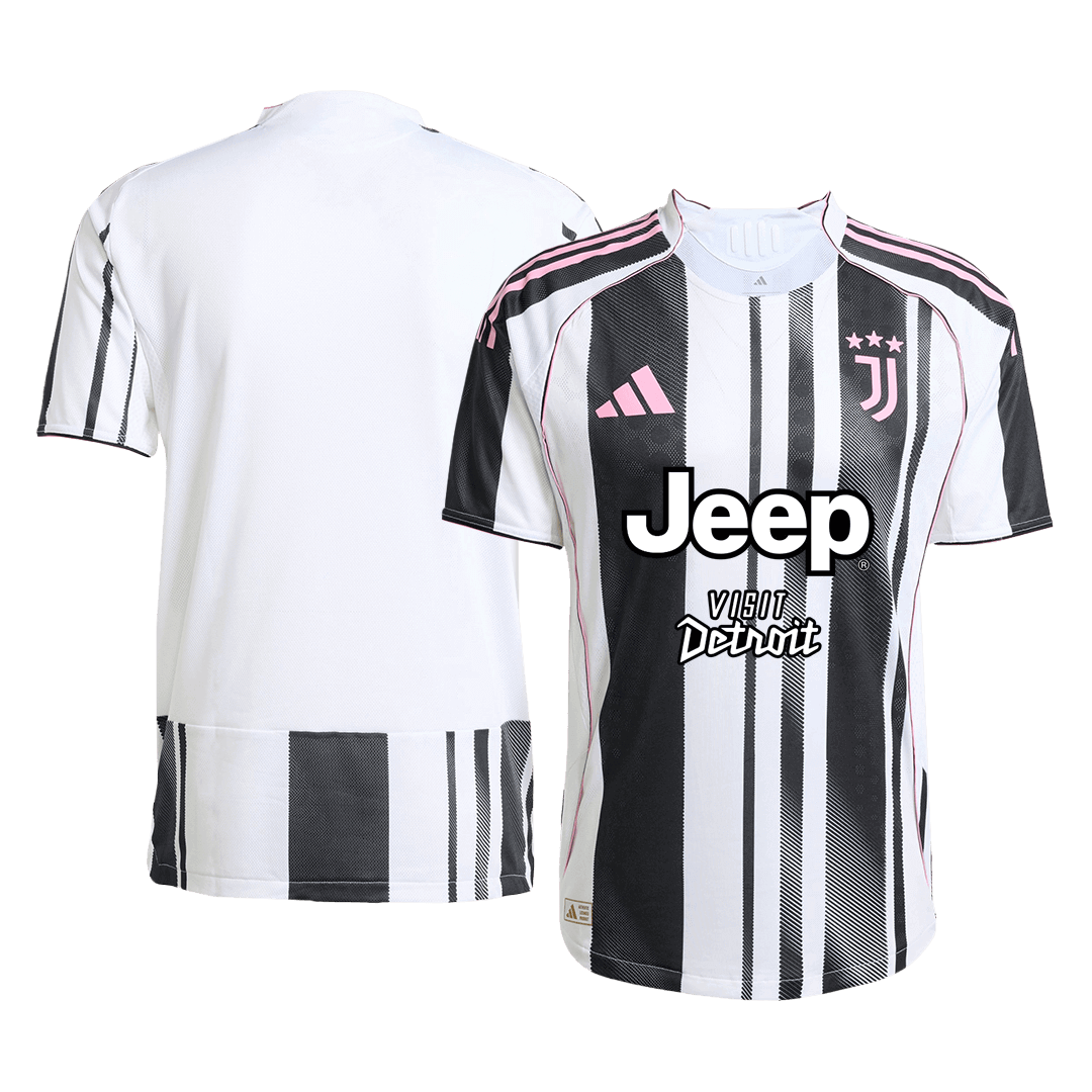 Player Version Juventus Home Football Shirt 2025/26 Black&White