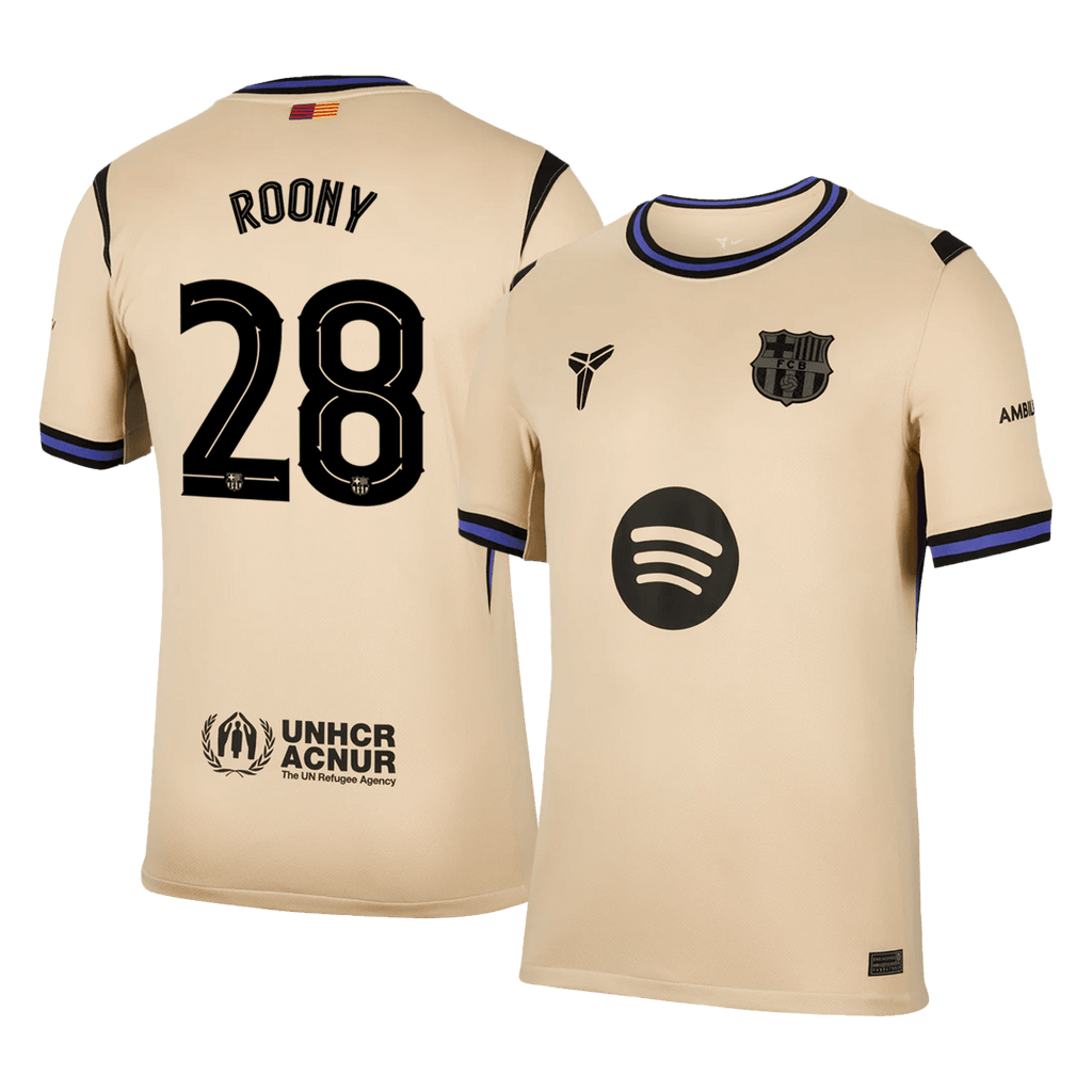 ROONY #28 Barcelona Away Football Shirt 2025/26