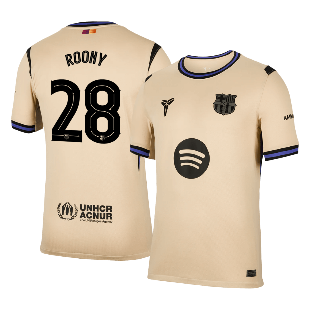 ROONY #28 Barcelona Away Football Shirt 2025/26